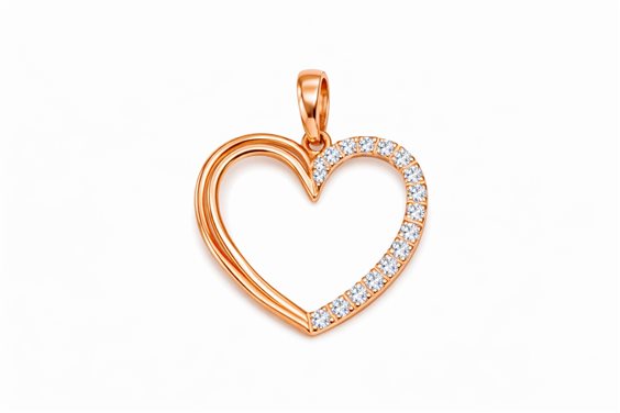 Charm Idee Preziose dal 1987 Woman in Rose Gold Zircone IP.CHK18R/2 - IP.CHK18R/2
